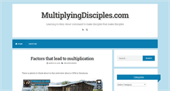 Desktop Screenshot of multiplyingdisciples.com